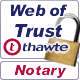 Thawte Web of Trust Notary Available in Houston, Tx